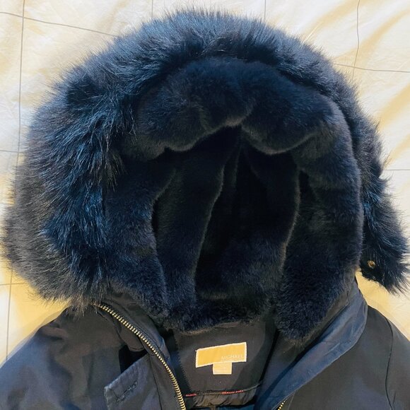 Michael Kors Navy Winter Coat XL - Picture 2 of 3